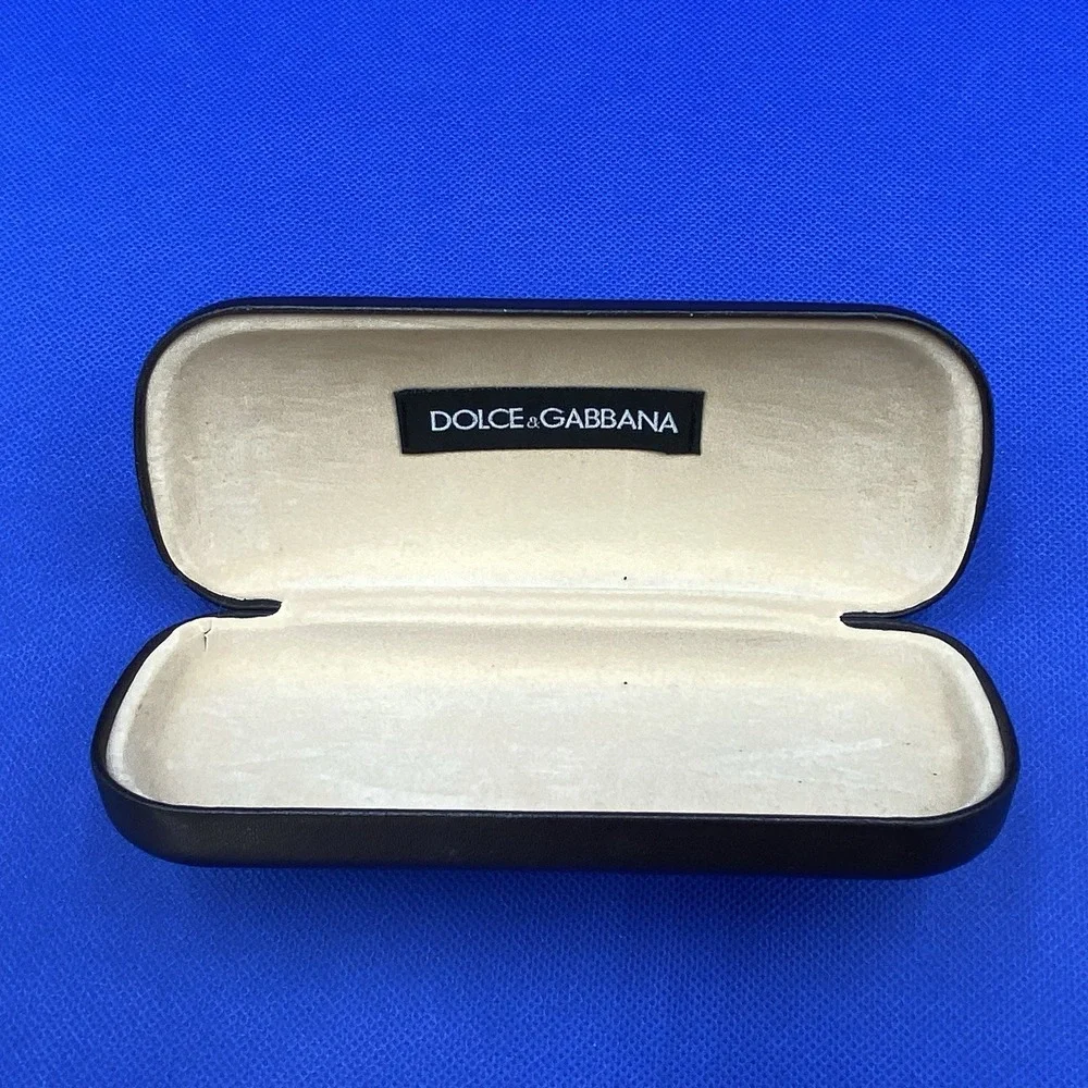DOLCE GABBANA Glasses Case L Classic Black Matte